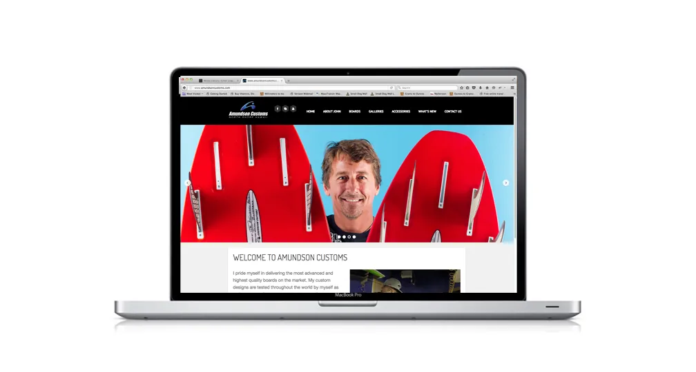 Amundson Customs website