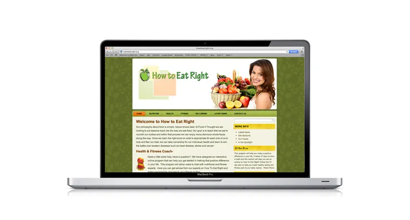How To Eat Right website
