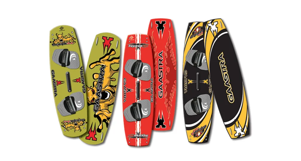 Gaastra board and product graphics