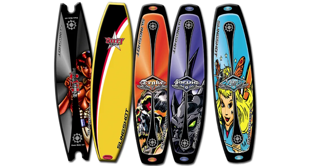 Gaastra board and product graphics