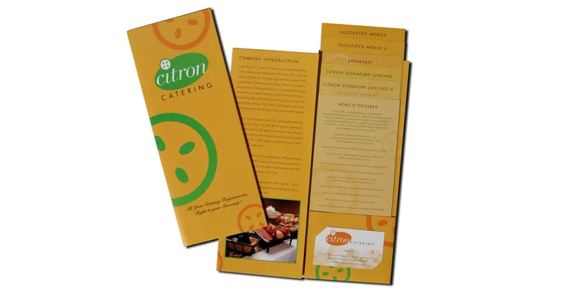 Citron print piece